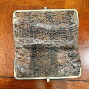 Hobo: Lauren Clutch Wallet Snakeskin Pattern